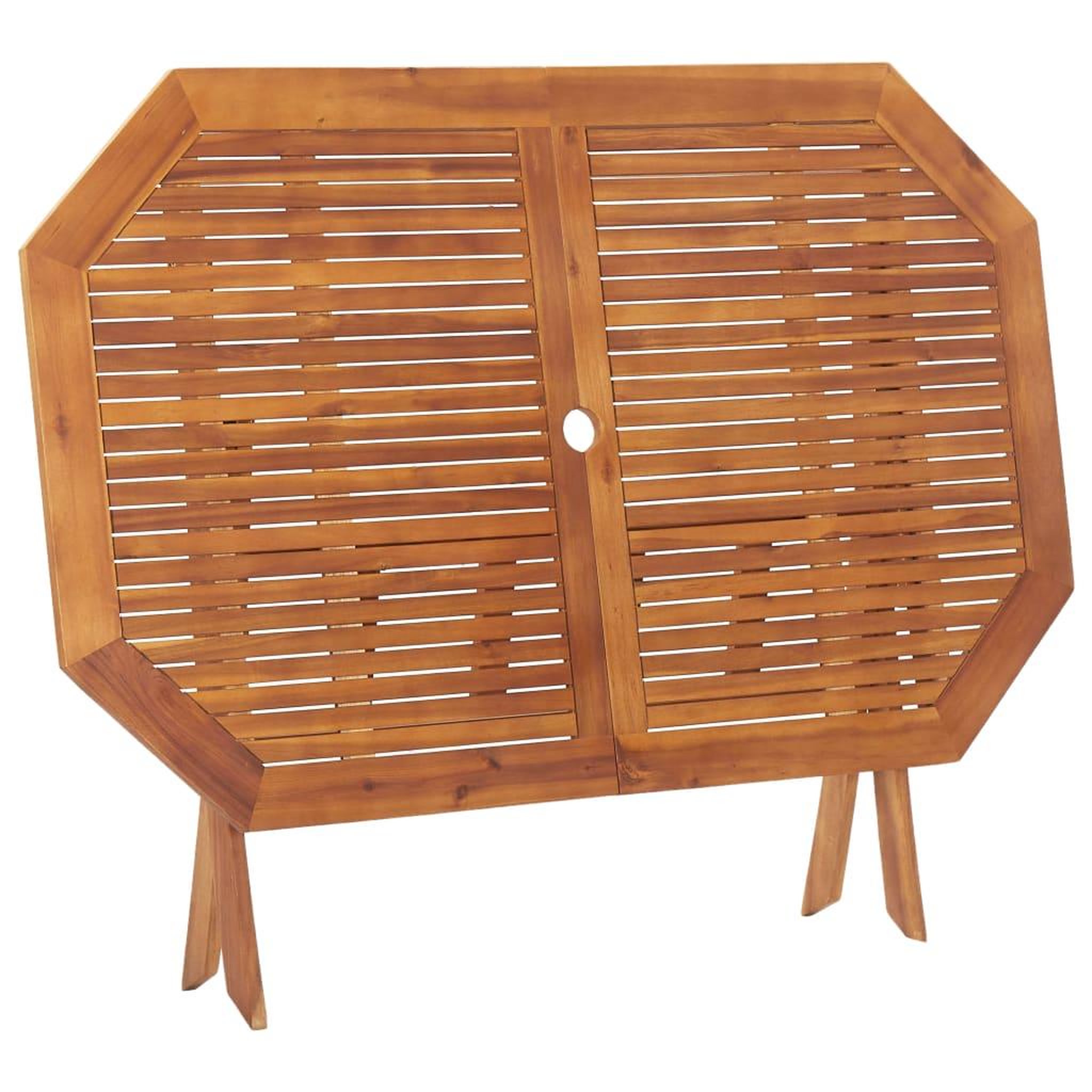 Voir la diapositive 5 : VIDAXL Table pliable de jardin 135 x 85 x 75 cm Bois d'acacia massif