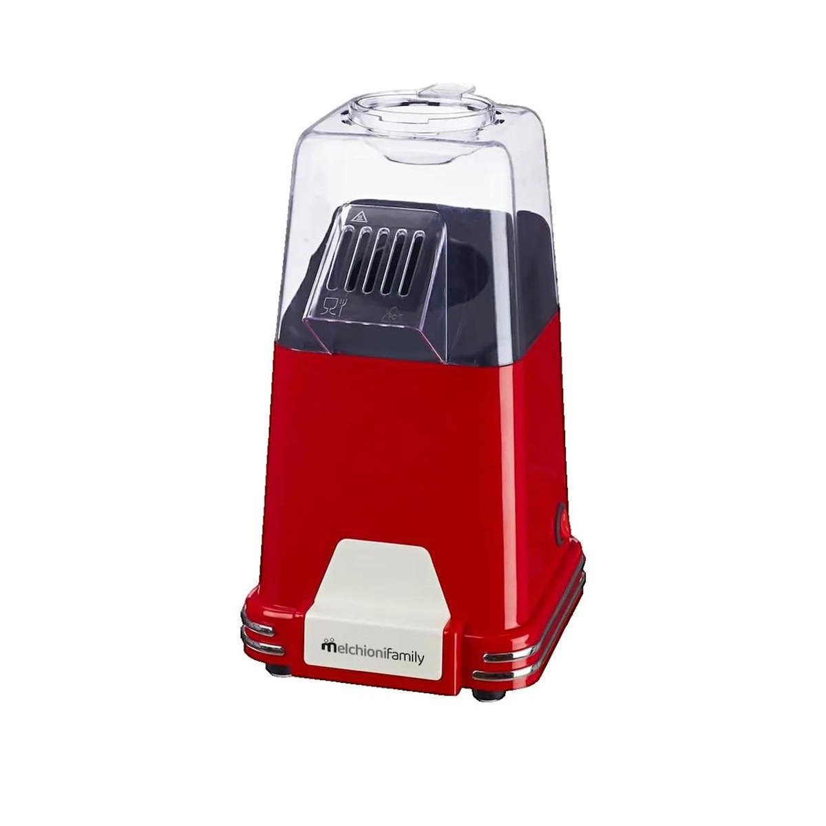 MELCHIONI FAMILY Machine à pop-corn Melchioni-family 8006012372441 Rouge transparent