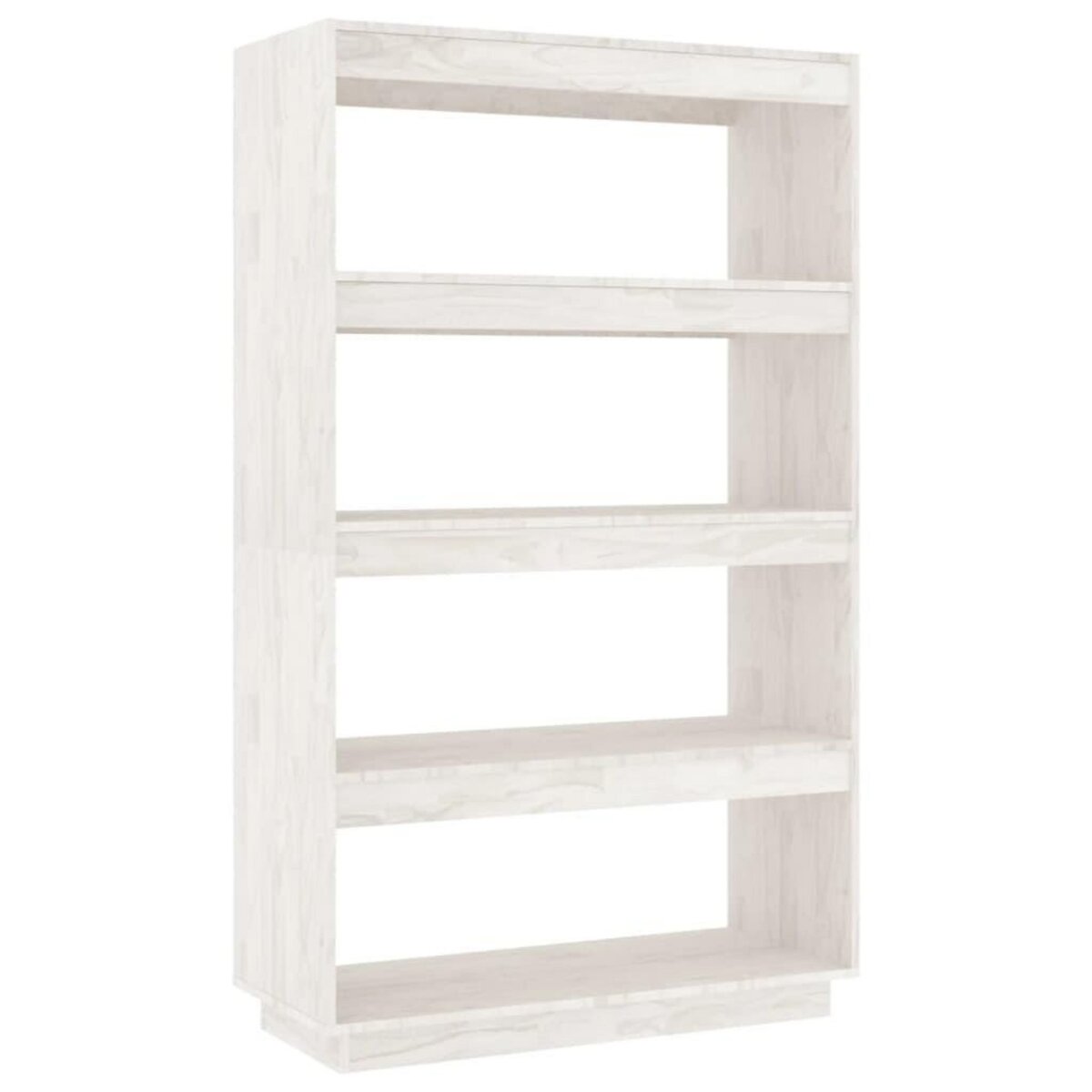 VIDAXL Bibliotheque/Separateur de piece Blanc 80x35x135 cm Pin massif