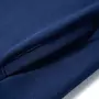 VIDAXL Robe sweatshirt pour enfants bleu marine 104