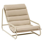 HESPERIDE Fauteuil de jardin en acier CELESTAM. Coloris disponibles : Beige, Vert