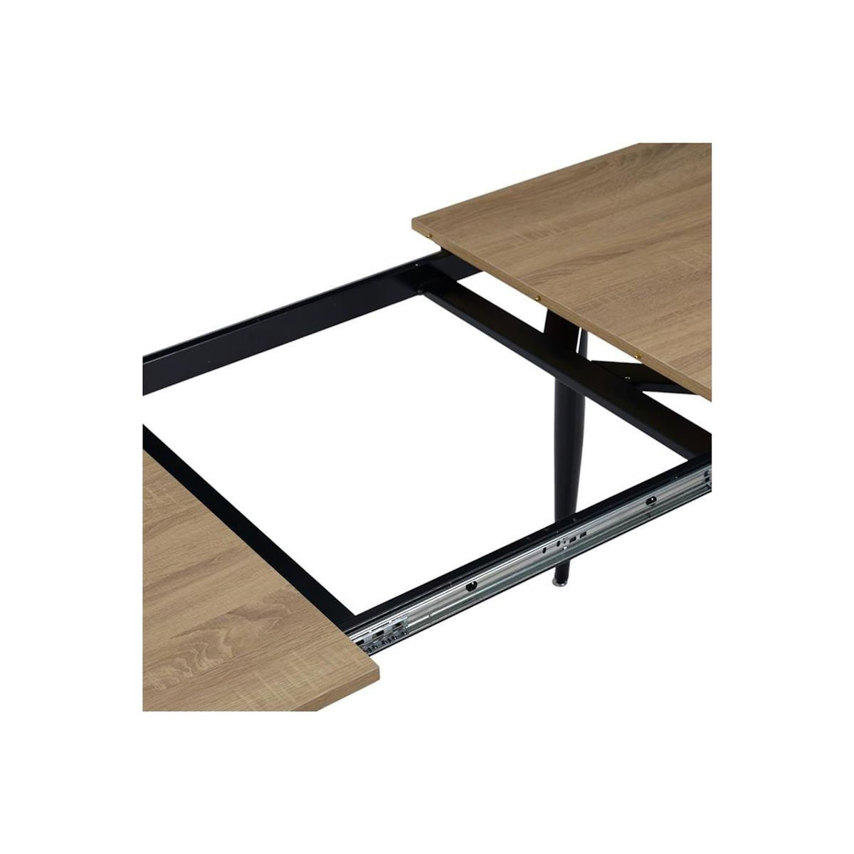 Paris Prix Table à Manger Extensible  Loka  150-200cm Marron