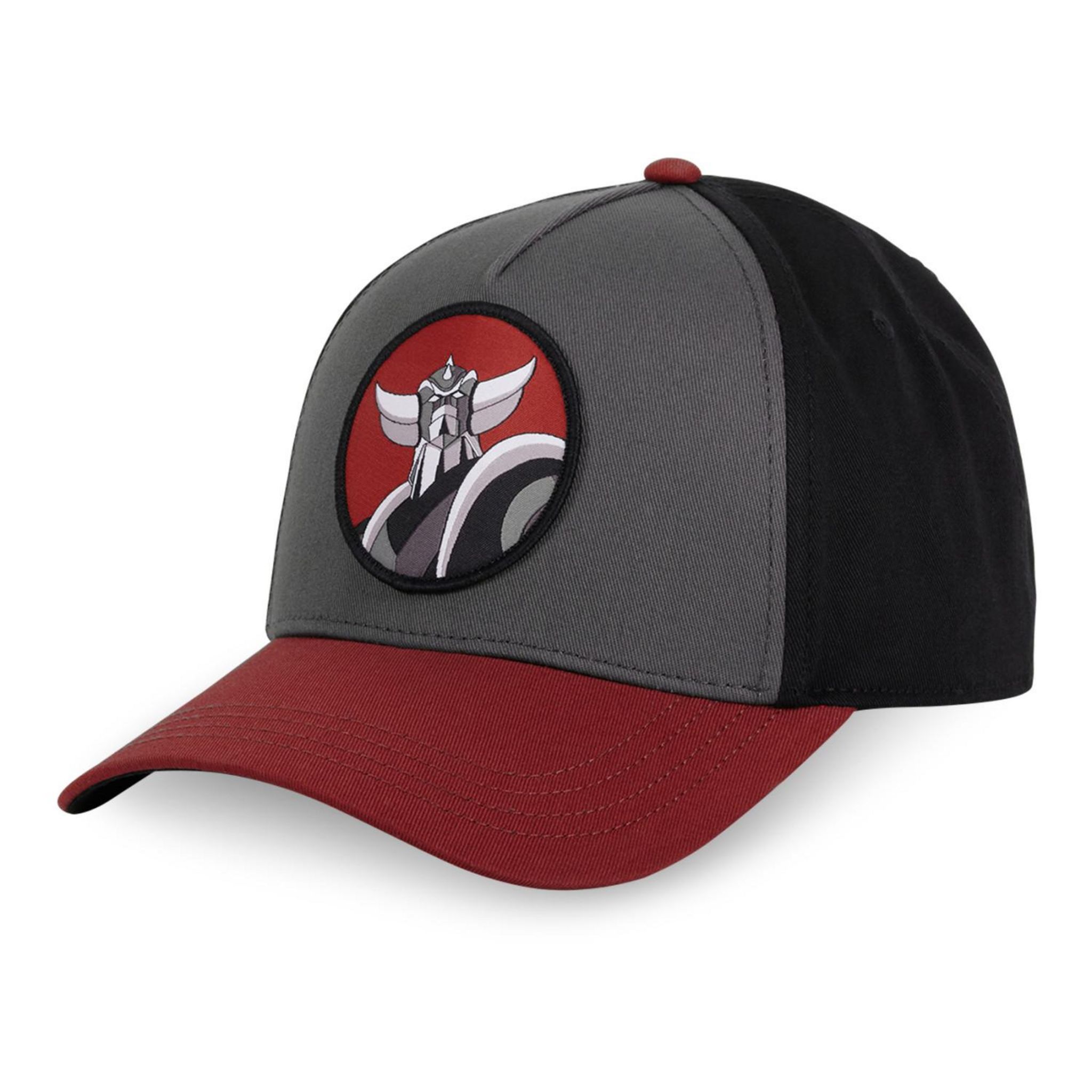Berretto Freegun Goldorak, Snapback Regolabile Con Visiera Arrotondata, Taglia Unica Adulto 55,5-60 Cm, Trucker Con Rete - 3