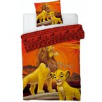 DISNEY Disney - Parure de Lit Enfant Le Roi Lion Simba - Housse de Couette