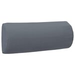 VIDAXL Appui-tete de chaise longue Gris 40x7,5x15 cm Textilene