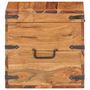 Voir la diapositive 4 : VIDAXL Coffre 40x40x40 cm bois d'acacia solide