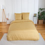 Voir la diapositive 1 : Home collection Parure housse de couette 100% satin de microfibre
