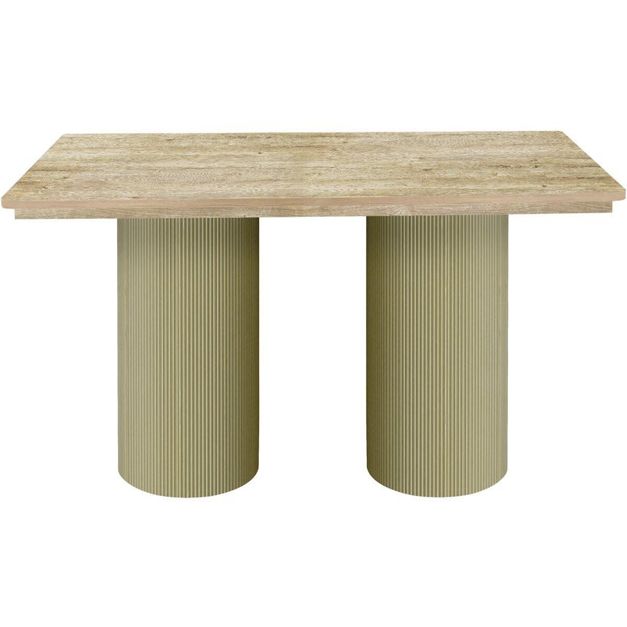 Habitat et Jardin Table à manger ovale en bois  Zénith  - 180 cm - 8 places - Beige