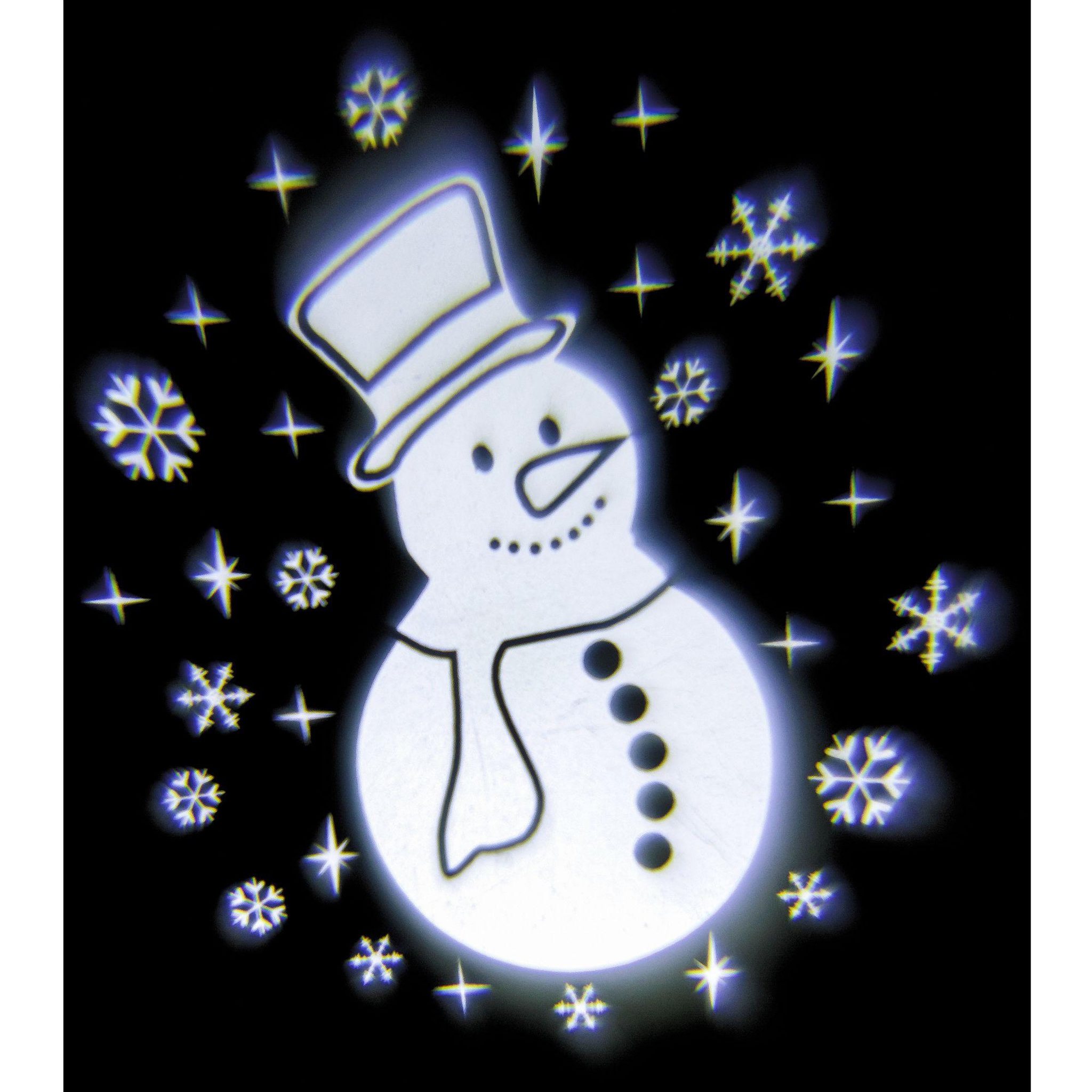 Voir la diapositive 2 : CEPAM Projecteur de façade Bonhomme de neige