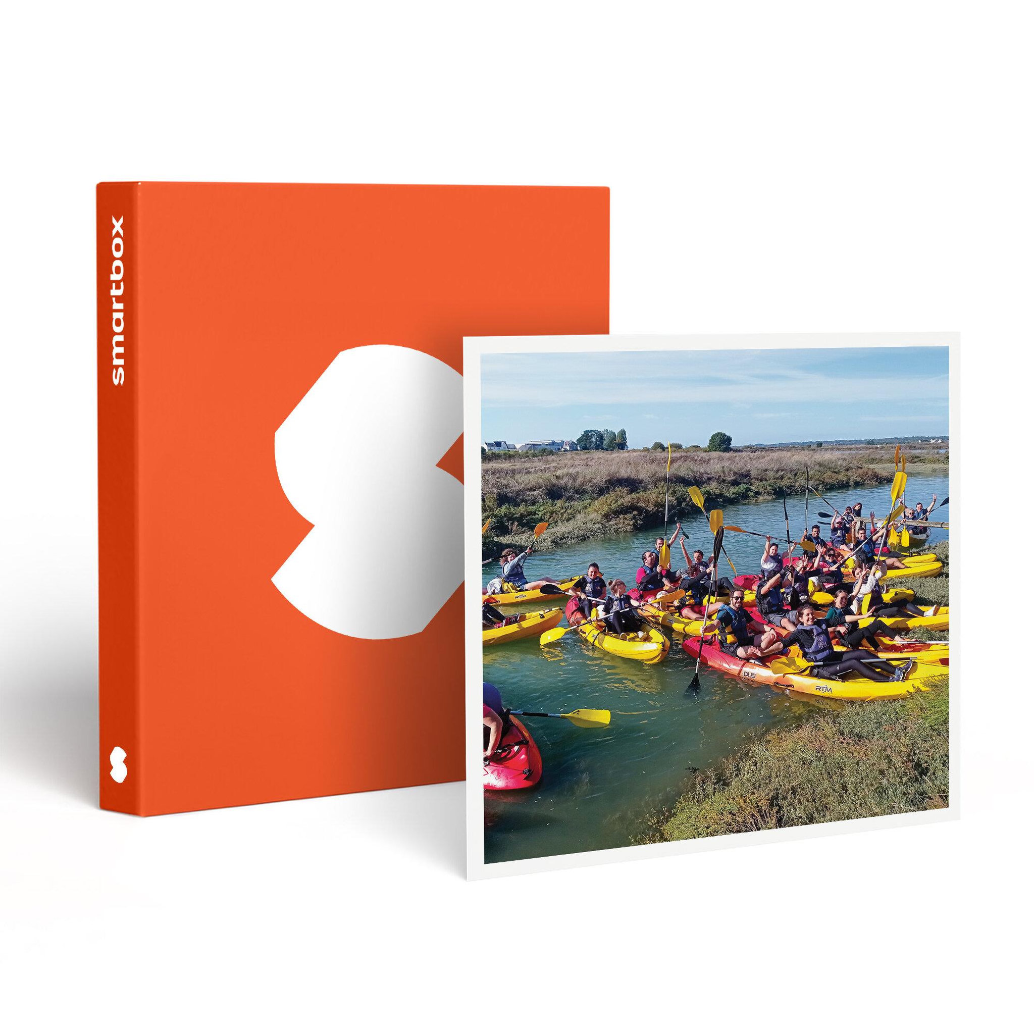 Smartbox 3h de paddle, kayak biplace ou canoë-kayak pour 2 personnes près de vannes - coffret cadeau sport & aventure