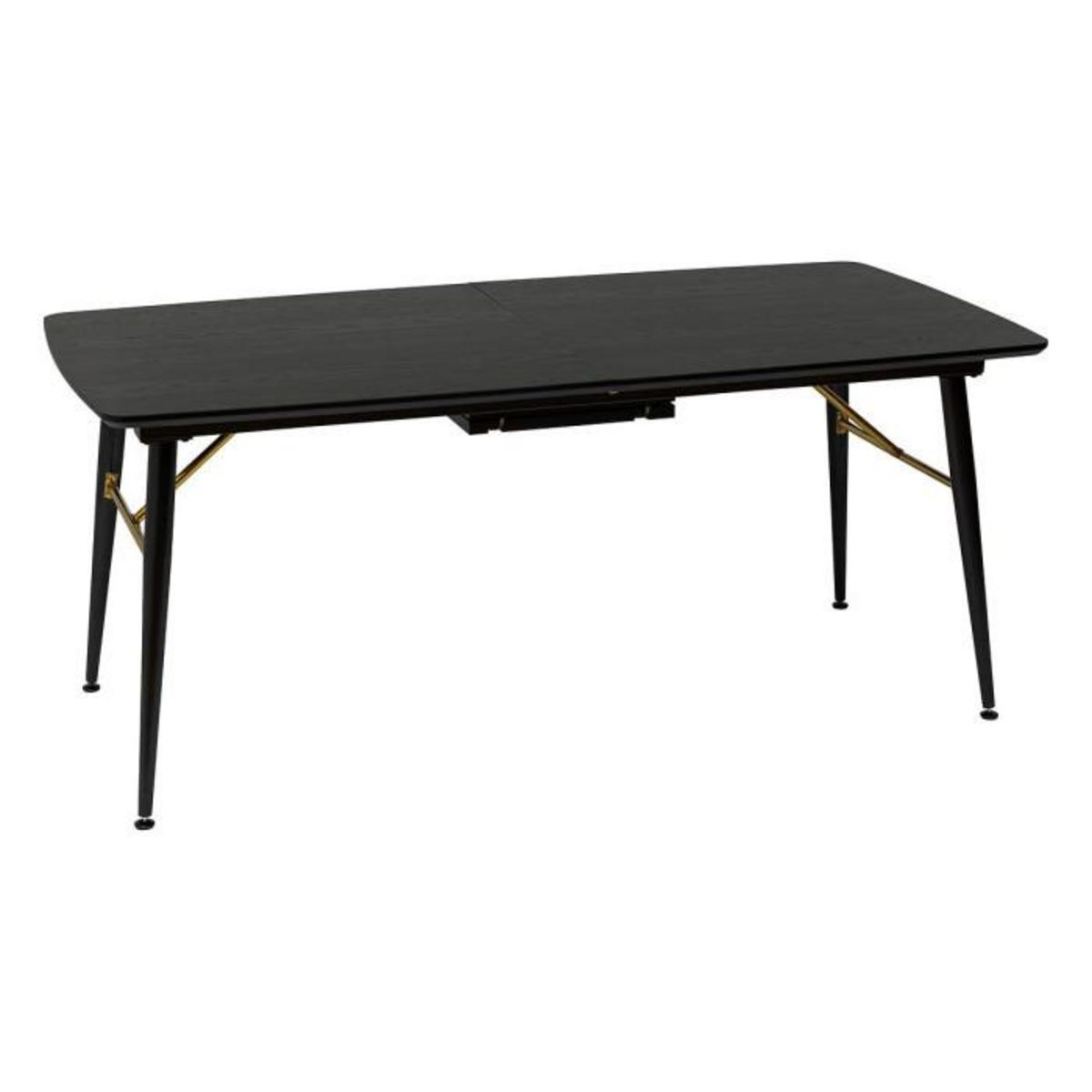 ATMOSPHERA Table à Manger Extensible  Aubrey  180-220cm Noir