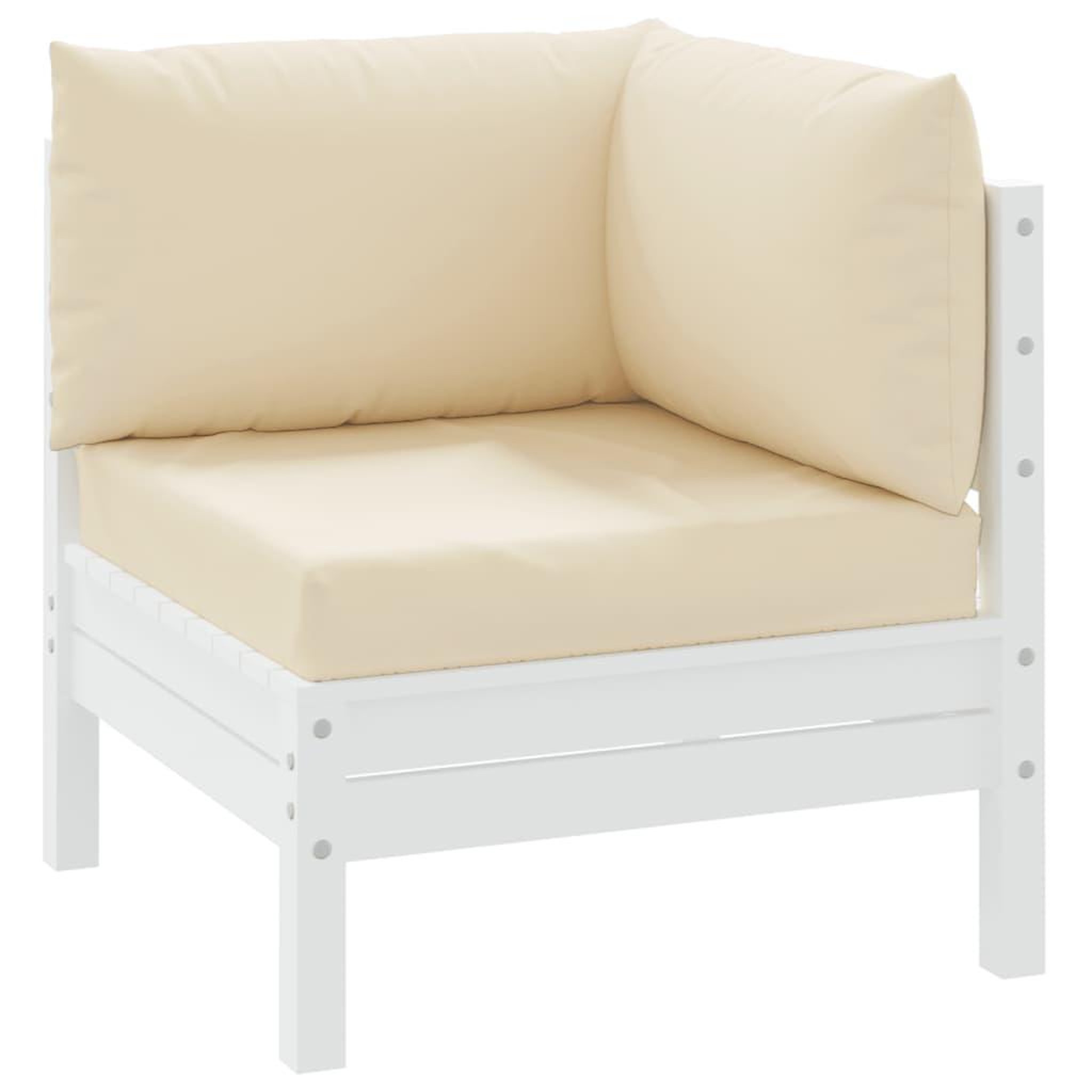 Voir la diapositive 3 : VIDAXL Coussins de palette lot de 3 beige tissu oxford