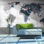 Paris Prix Papier Peint  World Map on the Wall II  450x270cm