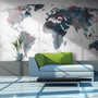 Voir la diapositive 1 : Paris Prix Papier Peint  World Map on the Wall II  450x270cm