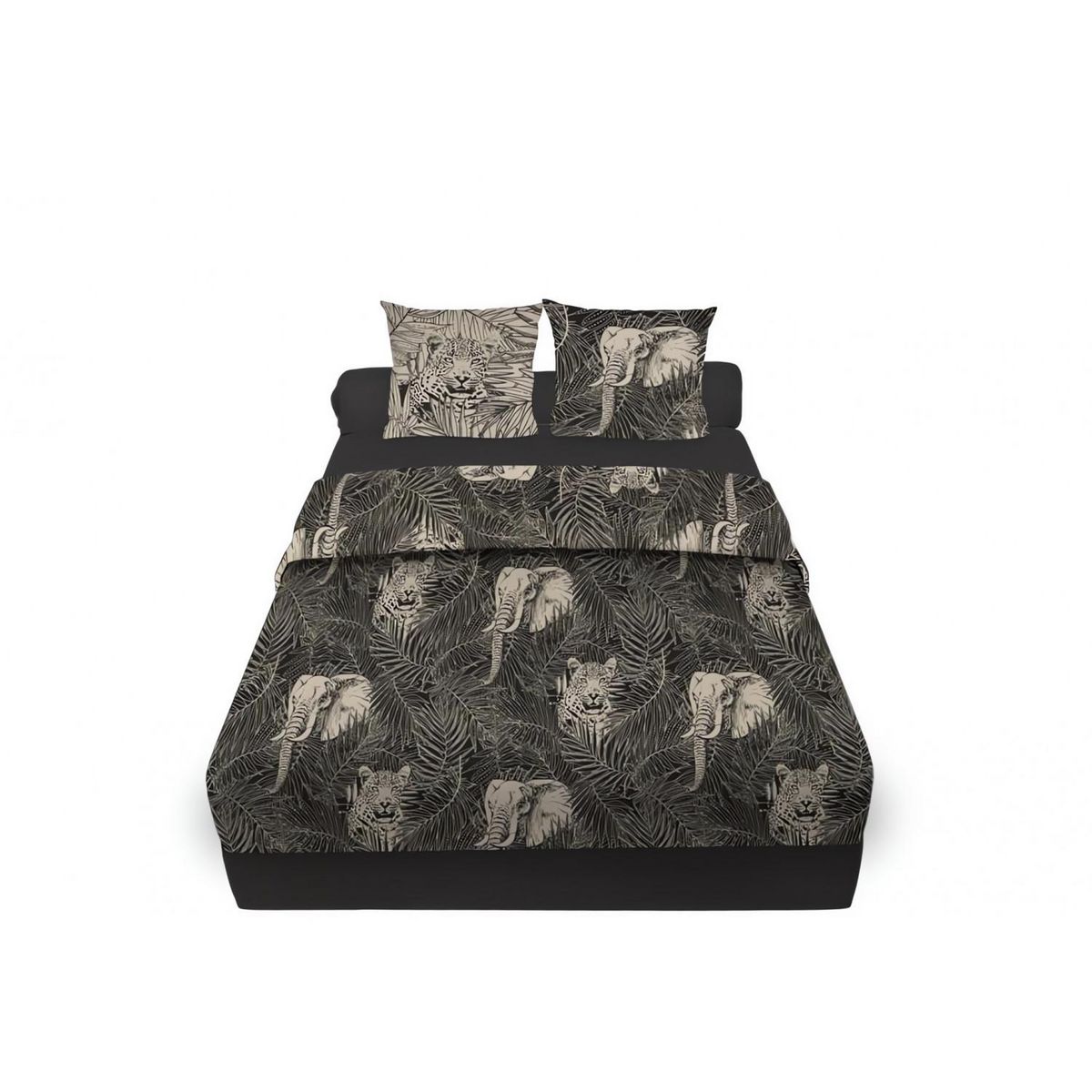 SOLEIL D'OCRE Parure de draps en coton 57 fils/cm2 SAFARI, par Soleil d'Ocre