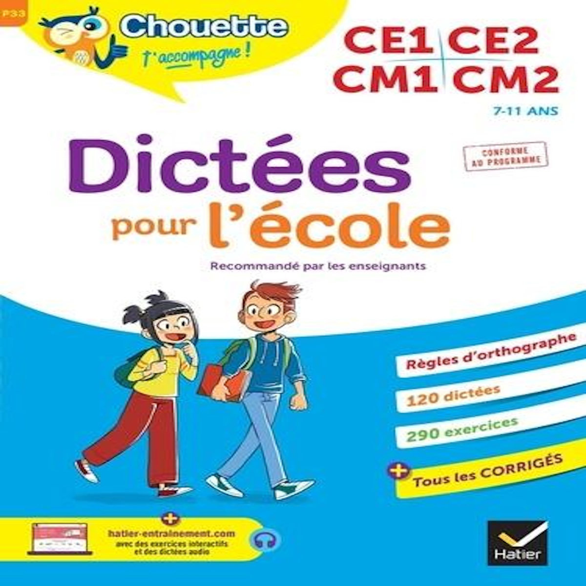 DICTEES POUR L'ECOLE. CE1, CE2, CM1, CM2, Valle Sophie
