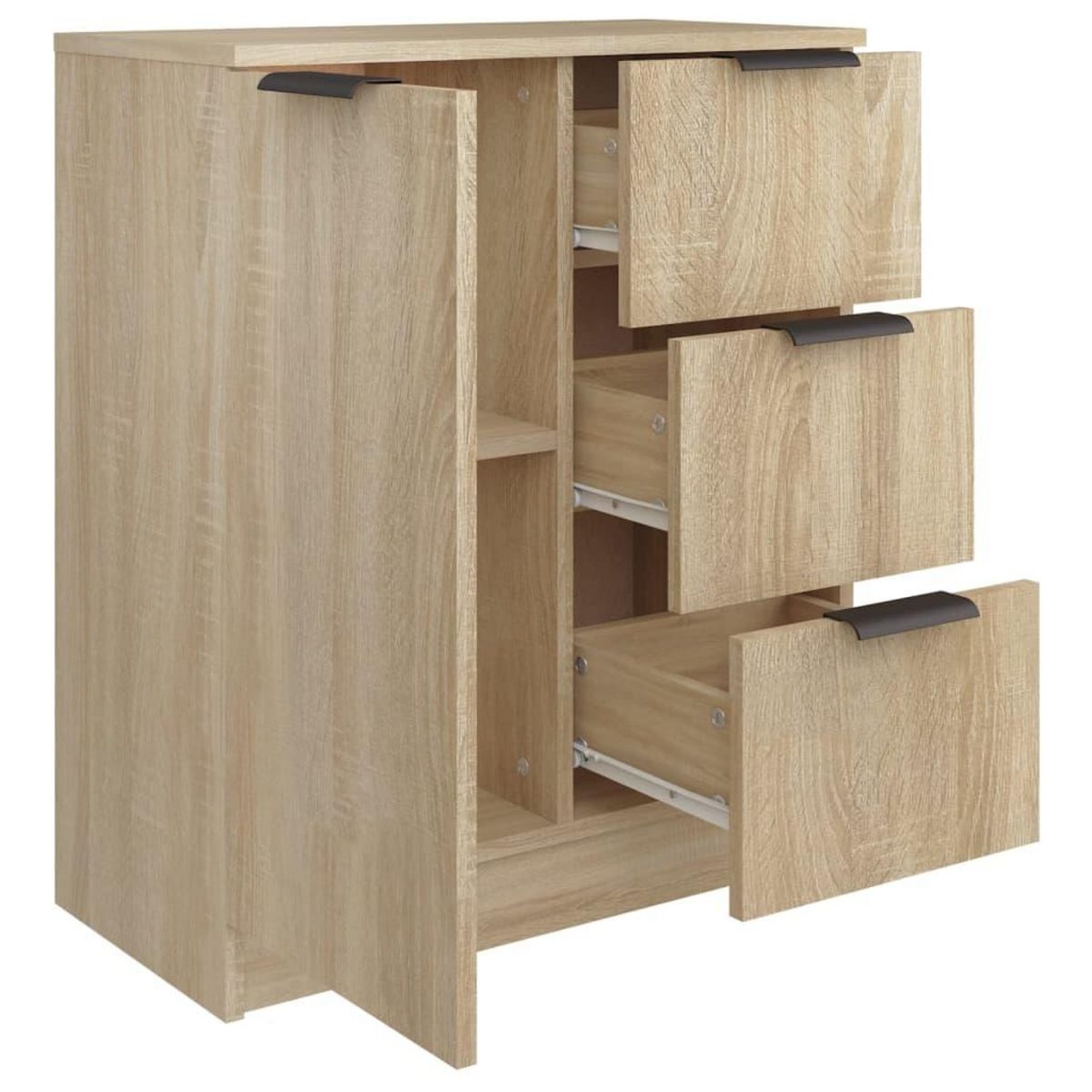VIDAXL Buffet Chene sonoma 60x30x70 cm Bois d'ingenierie
