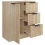 Voir la diapositive 5 : VIDAXL Buffet Chene sonoma 60x30x70 cm Bois d'ingenierie