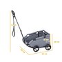 Voir la diapositive 3 : PAWHUT Poussette chien chariot 4 roues pliable avec poignée multidirectionnelle - nombreux équipements - noir gris
