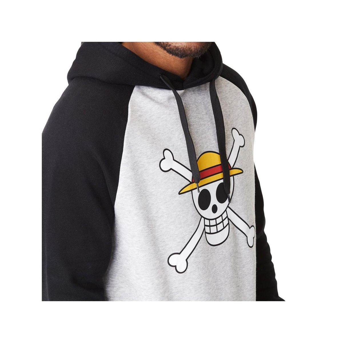 CAPSLAB Sweat à capuche homme One Piece Skull
