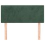 Voir la diapositive 3 : VIDAXL Tete de lit Vert fonce 80x5x78/88 cm Velours