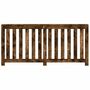 Voir la diapositive 3 : VIDAXL Cache-radiateur chene fume 175x20x82 cm bois d'ingenierie
