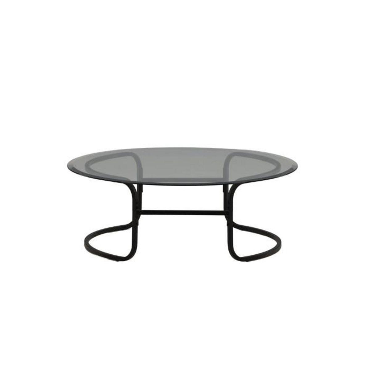 Paris Prix Table Basse Design en Verre  Lomma  110cm Noir