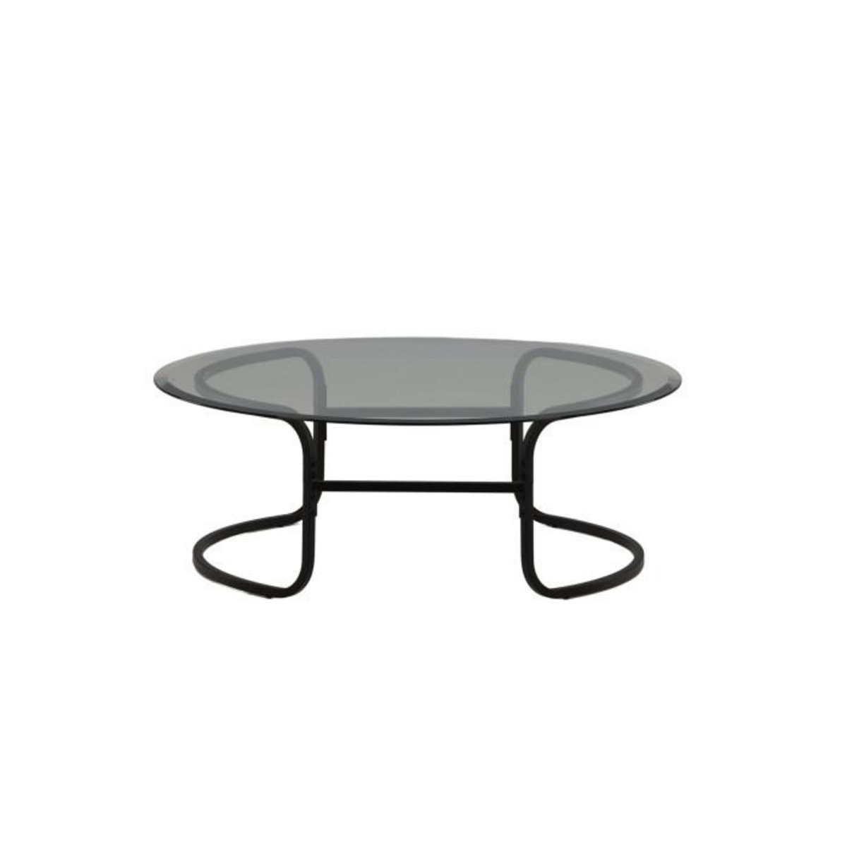 Paris Prix Table Basse Design en Verre  Lomma  110cm Noir