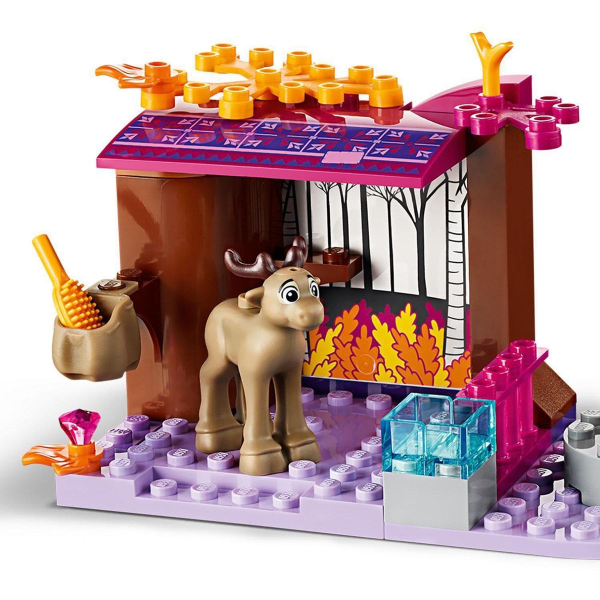 LEGO Disney 41166 L&rsquo;Aventure en Calèche d&rsquo;Elsa, Jouet, Écurie, Princesse Elsa et Figurines