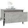 Voir la diapositive 5 : VIDAXL Table d'appoint Gris beton 50x46x35 cm Bois d'ingenierie