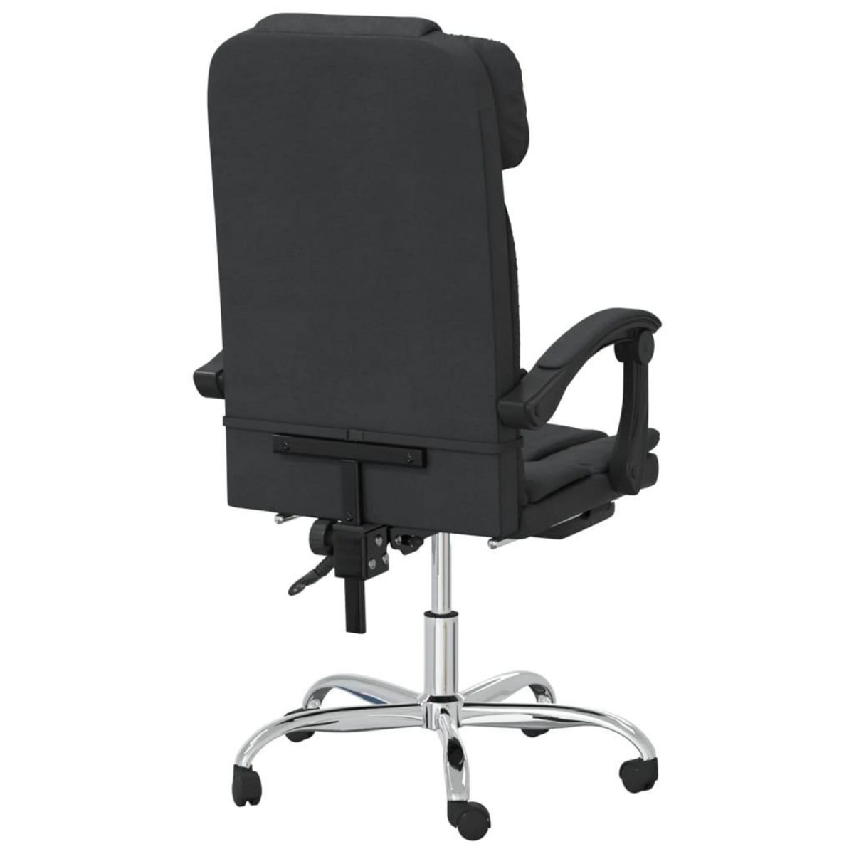 VIDAXL Fauteuil de massage inclinable de bureau Noir Similicuir