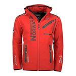 GEOGRAPHICAL NORWAY Parka Softshell  Homme Geographical Norway Royaute. Coloris disponibles : Rouge