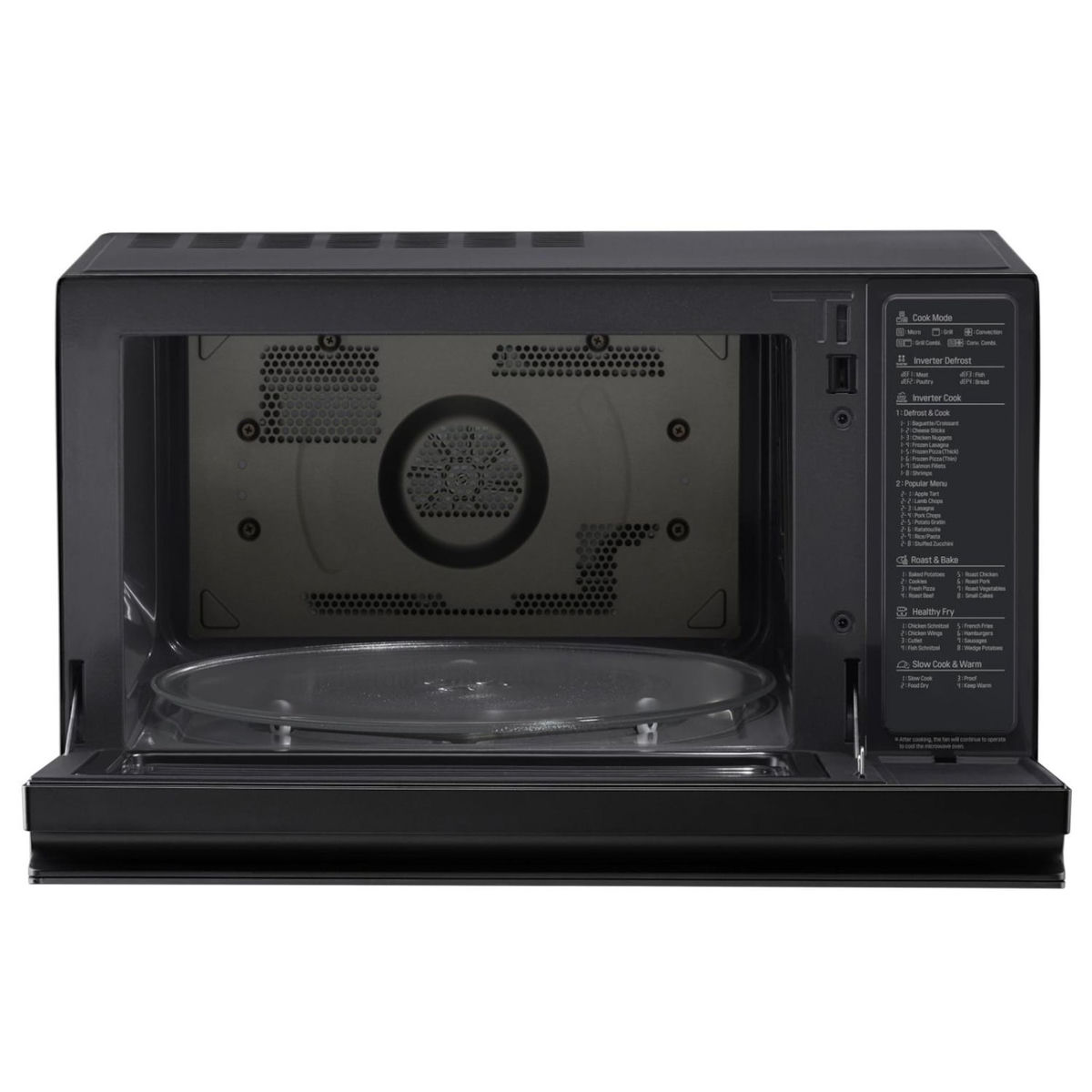LG LG MJ3965BPB Micro-ondes Inverter Ventilé 39 L One Body À Rabat Noir