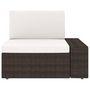 Voir la diapositive 3 : VIDAXL Salon de jardin 6 pcs Resine tressee Marron