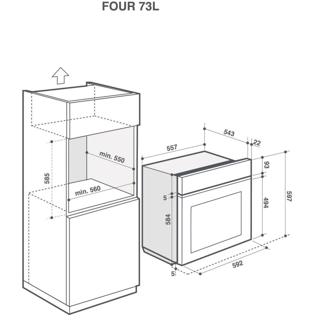 De Dietrich Four encastrable DOP8575W