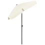 Voir la diapositive 4 : VIDAXL Parasol de plage jaune sable 180x120 cm