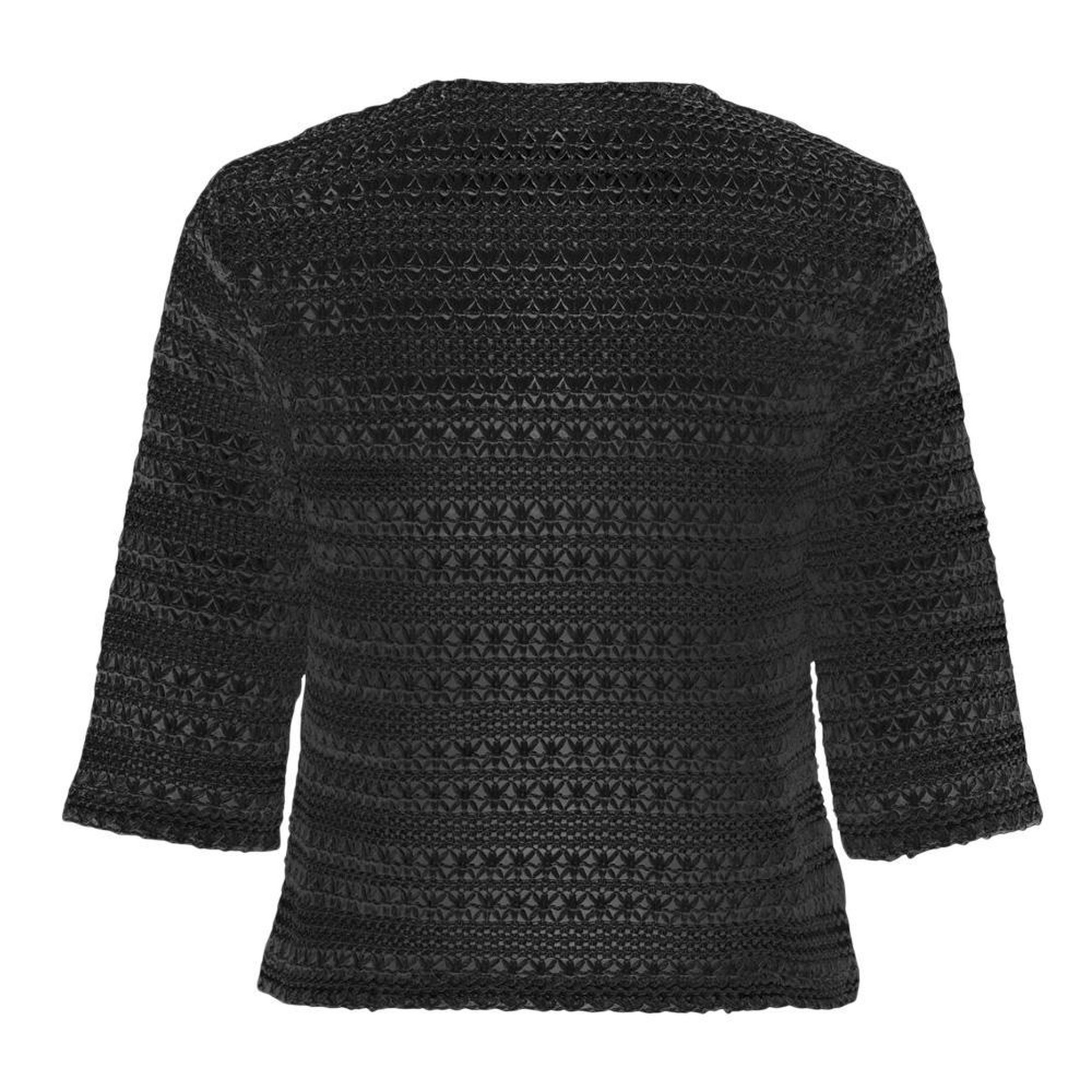 Voir la diapositive 2 : JACQUELINE DE YONG T-shirt en Maille Noir Femme JDY Elly