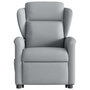 Voir la diapositive 5 : VIDAXL Fauteuil de massage inclinable Gris clair Tissu