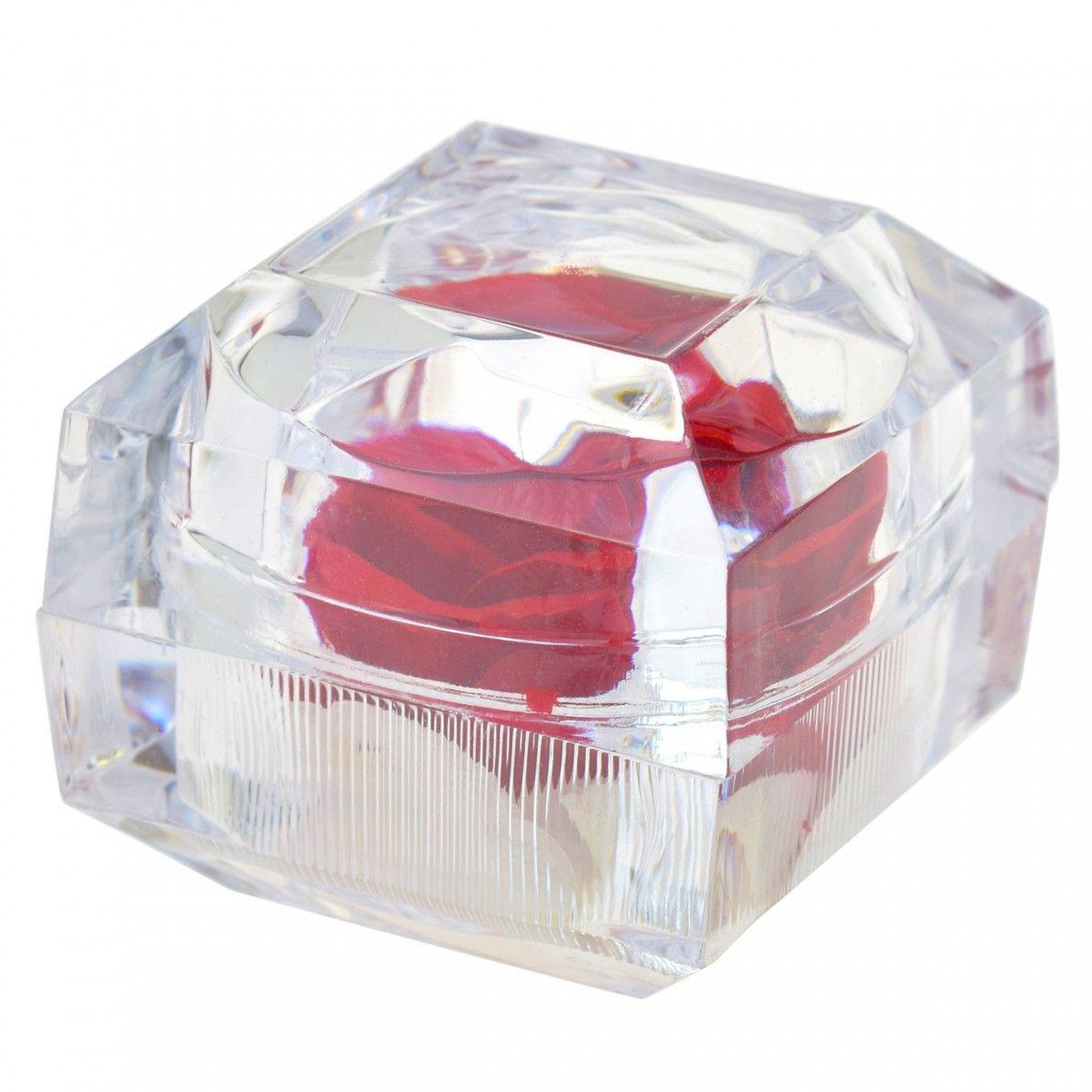 Voir la diapositive 2 : SC CRYSTAL Rose éternelle rouge
