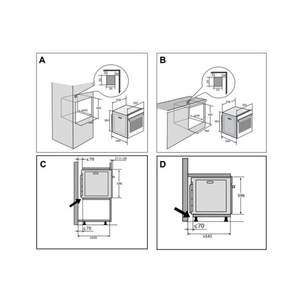 De Dietrich Four encastrable De Dietrich DOP4741H