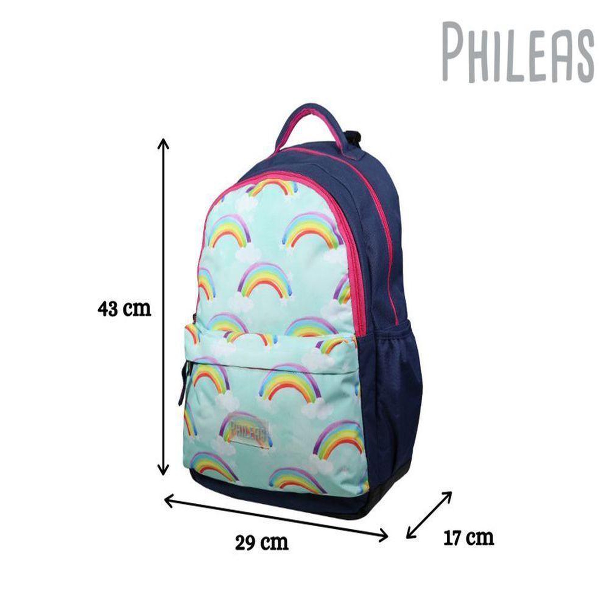 Voir la diapositive 6 : Bagtrotter BAGTROTTER Sac à dos 2 compartiments Phileas Arc En Ciel Bleu - Le Plus Confortable des Sacs A Dos - Ergonomie/Confort/Sécurité - Système Smart Comfort