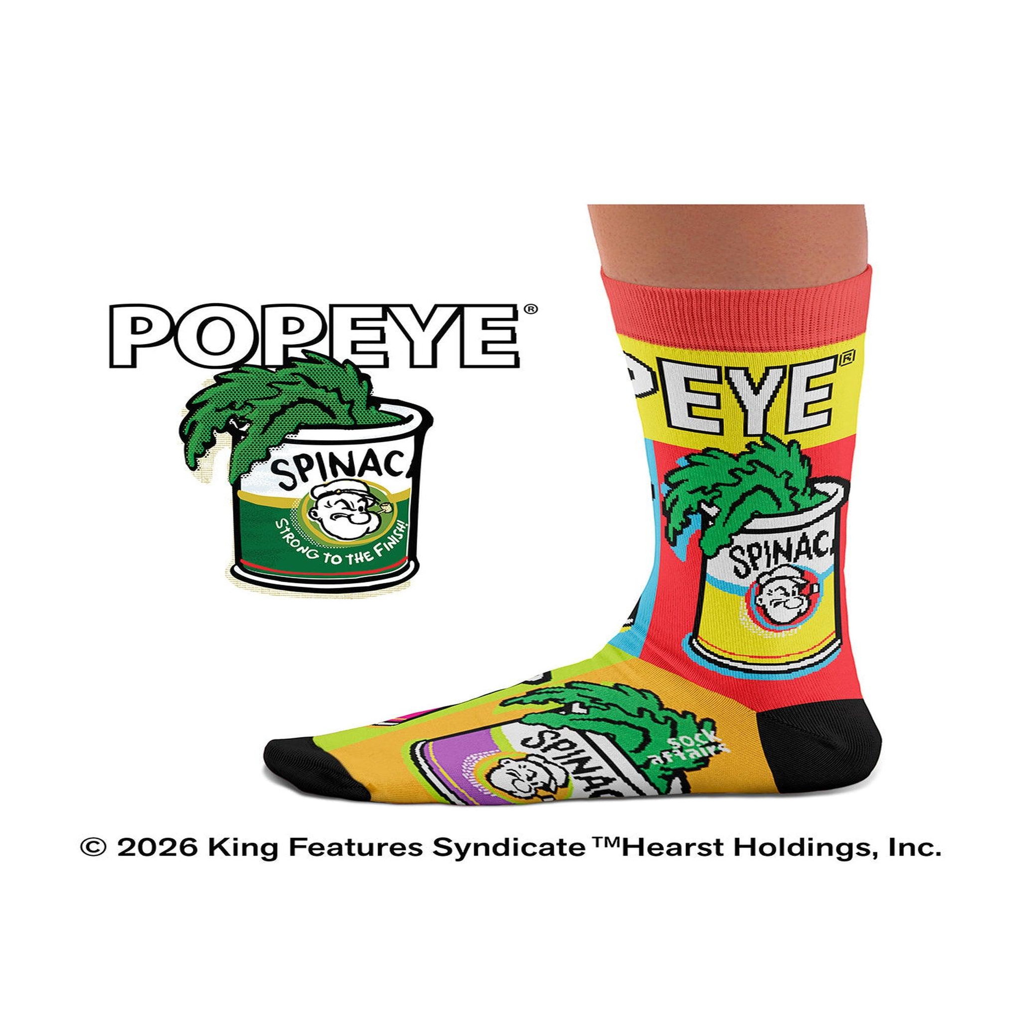 Voir la diapositive 3 : SOCK AFFAIRS Chaussettes popeye épinards