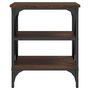 Voir la diapositive 5 : VIDAXL Table d'appoint Chene marron 40x42x50 cm Bois d'ingenierie