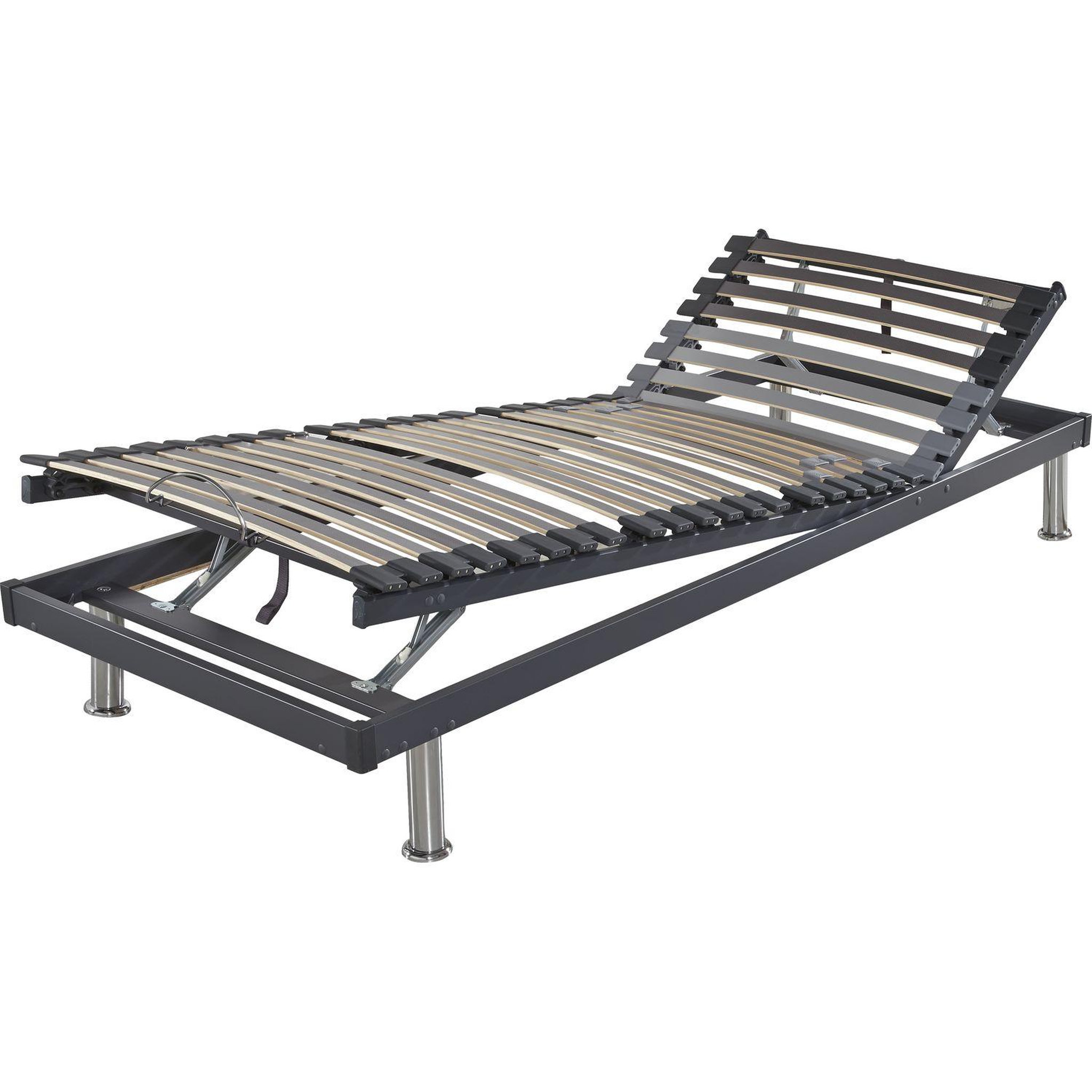 Voir la diapositive 1 : Sommiers relaxation, 26 doubles lattes multiplis bois2X90X190 cm ECLIPSE