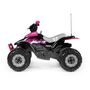 Voir la diapositive 2 : PEG PEREGO Quad électrique T REX 330W rose