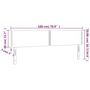 Voir la diapositive 6 : VIDAXL Tetes de lit 2 pcs Gris fonce 90x5x78/88 cm Velours