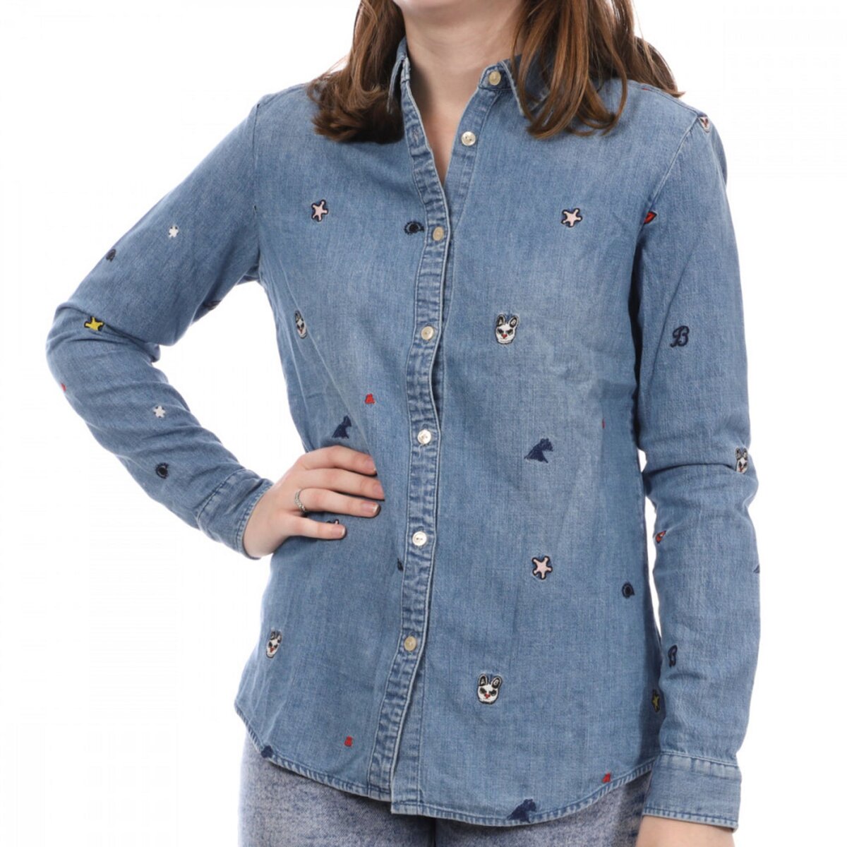 Chemise en Jeans Brod Femme Scotch Soda pas cher Auchan