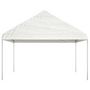 Voir la diapositive 2 : VIDAXL Belvedere avec toit blanc 4,08x2,23x3,22 m polyethylene