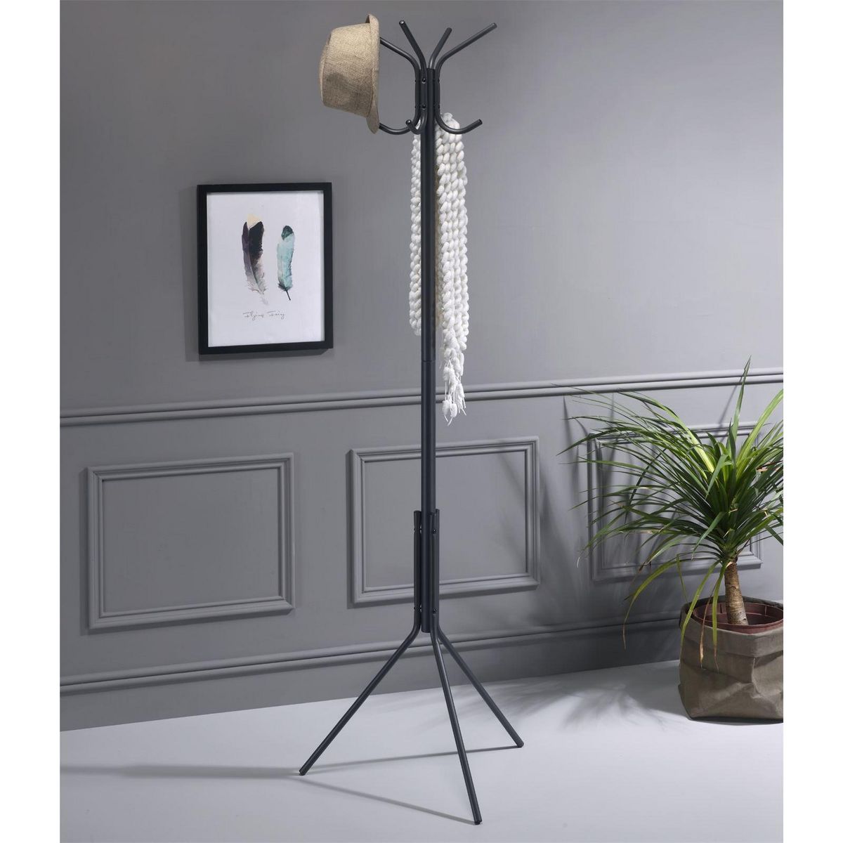 IDIMEX Porte-manteaux ARIST, en métal