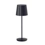Voir la diapositive 4 : Lumisky 6 lampes avec plateau de chargement ABBY Noir Aluminium H29 cm